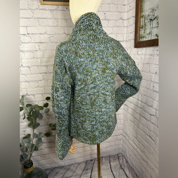 ANTHROPOLOGIE ONE GIRL WHO chunky open cardigan flare sleeves - Picture 5 of 8